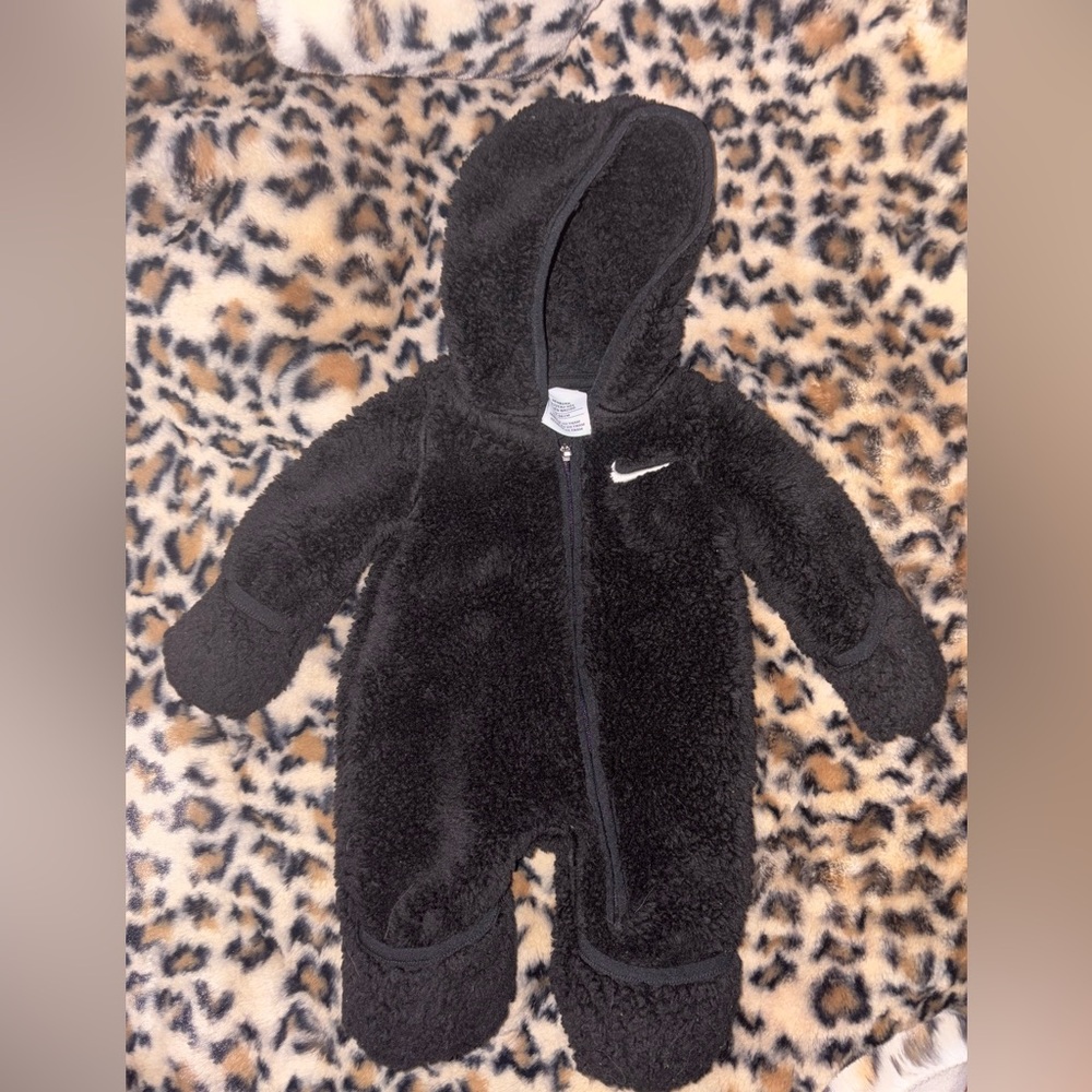 Nike Black Sherpa Onesie